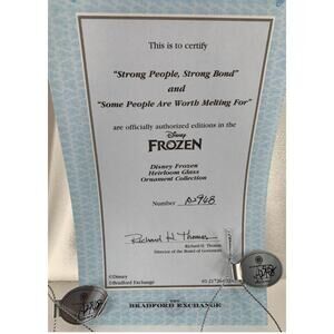 Disney Frozen Heirloom Glass Ornaments - Olaf, Elsa & Anna